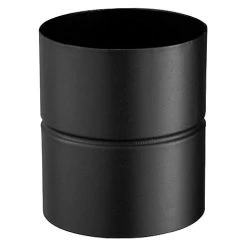 Castorama Adaptateur émaillé Noir Mat ø150F - 150F Poujoulat