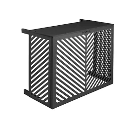 Castorama Cache-climatiseur Végétal Anthracite 102 X 107 Cm