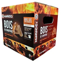 Castorama Carton De Bois De Chauffage 33 Cm - A Sécher Avant Emploi >23%