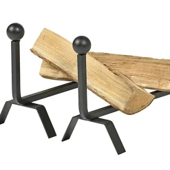 Castorama Chenets Dixneuf Doppio Noirs