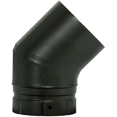 Castorama Coude émaillé Segmenté Noir 45° X ø80 Poujoulat 1 Castorama Coude émaillé Segmenté Noir 45° X ø80 Poujoulat