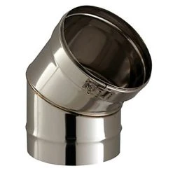 Castorama Elément Coudé 45° + Collier Jonction Ø180 Mm Poujoulat