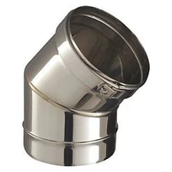 Castorama Elément De Coude 45° + Collier ø130 Mm Poujoulat