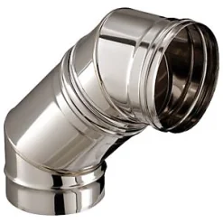 Castorama Ensemble 2 Coudes 45° Réglables ø200 Mm Poujoulat