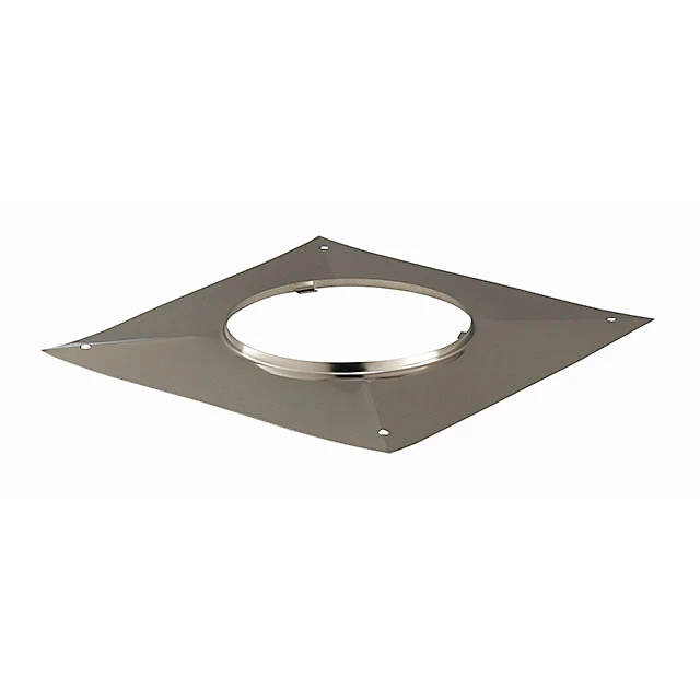Plaque D'étanchéité Carrée Pour ø 80 Mm Poujoulat 1 Plaque D'étanchéité Carrée Pour ø 80 Mm Poujoulat