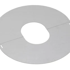 Castorama Plaque De Propreté étanche Inox ø80 Mm, 0 à 30° Blanc Poujoulat