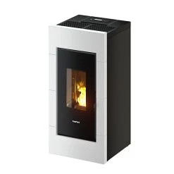 Castorama Poêle à Pellet Freepoint Beam Airtight Blanc 7 KW