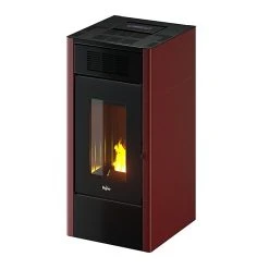 Castorama Poêle à Pellet Pegaso Saba Bordeaux 14 KW
