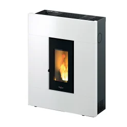 Castorama Poêle à Pellet Pegaso Tabla Blanc 7 KW