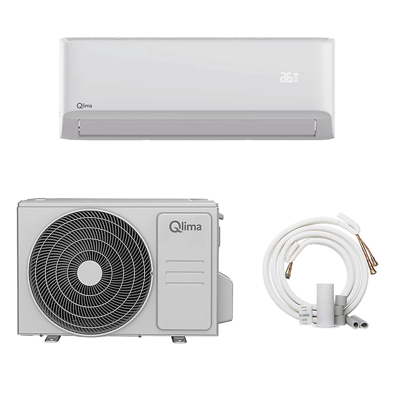 Castorama Pompe à Chaleur Air/air Qlima SC 6035 3500W Complet + Tuyau De Gaz Et Mise En Service - A Faire Poser 1 Castorama Pompe à Chaleur Air/air Qlima SC 6035 3500W Complet + Tuyau De Gaz Et Mise En Service - A Faire Poser