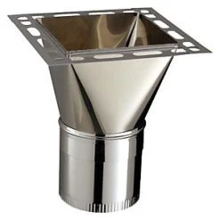 Castorama Raccord Haut / Conduit ø200 Mm / 25 X 25 Cm Poujoulat