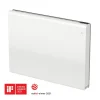 Castorama Radiateur Connecté électrique à Inertie Sèche GoodHome Iriya Blanc 1500W Horizontal