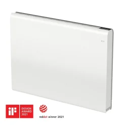 Castorama Radiateur Connecté électrique à Inertie Sèche GoodHome Iriya Blanc 1500W Horizontal