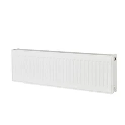 Castorama Radiateur Eau Chaude Acier GoodHome Blanc L. 100 Cm X H. 30 Cm