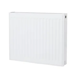 Castorama Radiateur Eau Chaude Acier GoodHome Blanc L. 80 Cm X H. 50 Cm