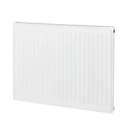 Castorama Radiateur Eau Chaude Acier GoodHome Blanc L. 80 Cm X H. 60 Cm