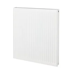 Castorama Radiateur Eau Chaude Acier GoodHome Blanc L. 80 Cm X H. 90 Cm