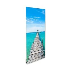 Castorama Radiateur électrique à Rayonnement Ilo Emeraude En Verre Design Ponton CaraÏbes 750W