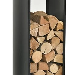 Castorama Range-bûches Dixneuf Otero Acier Noir