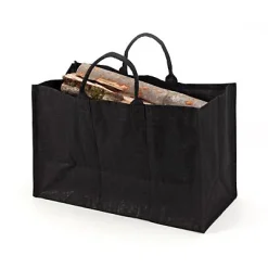 Castorama Sac à Bûches Natureo Noir