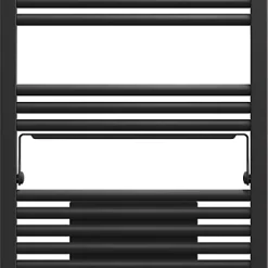 Castorama Sèche-serviette électrique Soufflant à Inertie Fluide Sauter Marapi Tactile Anthracite 500W + Soufflerie 1000W