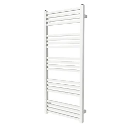 Castorama Sèche-serviettes Eau Chaude GoodHome Duala Blanc