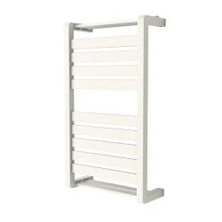 Castorama Sèche-serviettes Eau Chaude GoodHome Loreto Vertical Blanc 344 W