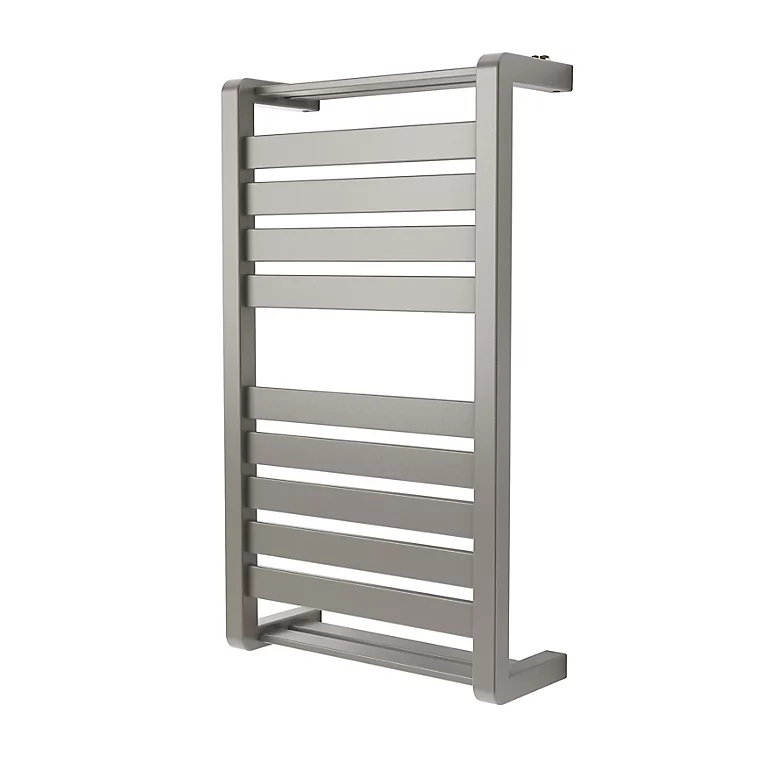 Castorama Sèche-serviettes Eau Chaude GoodHome Loreto Vertical Gris/argent 344 W 1 Castorama Sèche-serviettes Eau Chaude GoodHome Loreto Vertical Gris/argent 344 W