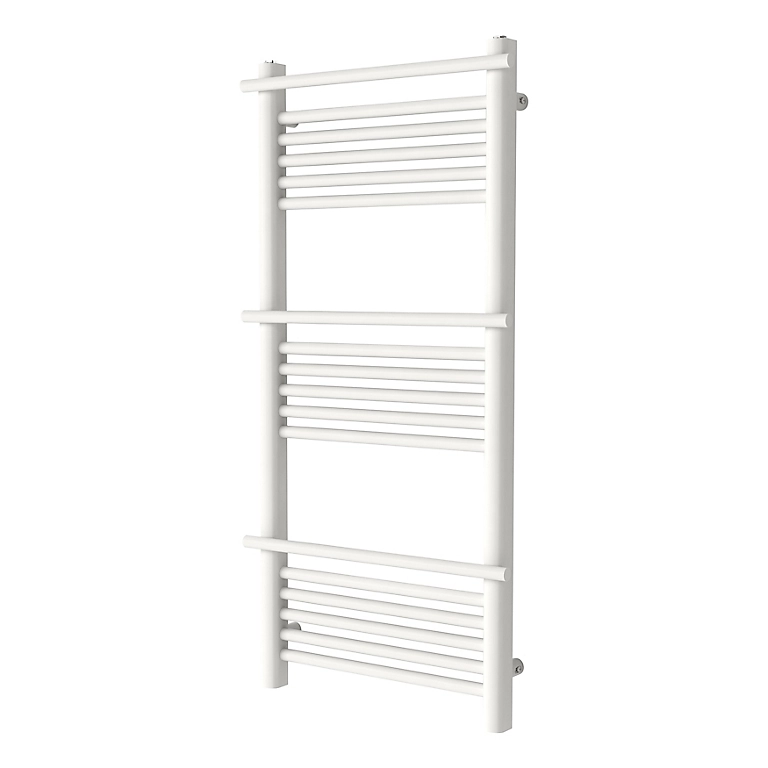 Castorama Sèche-serviettes Eau Chaude GoodHome Solna Vertical Blanc Mat 459 W 1 Castorama Sèche-serviettes Eau Chaude GoodHome Solna Vertical Blanc Mat 459 W