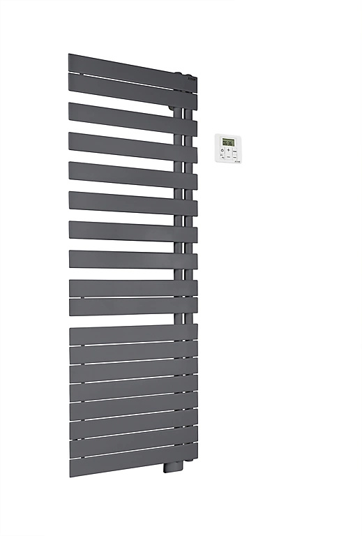 Castorama Sèche-serviettes électrique à Inertie Fluide Acova Alpaga Asymétrique Anthracite 1000W 1 Castorama Sèche-serviettes électrique à Inertie Fluide Acova Alpaga Asymétrique Anthracite 1000W