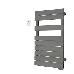 Castorama Sèche-serviettes électrique à Inertie Fluide Acova Alpaga Symétrique Grey Aluminium 500W