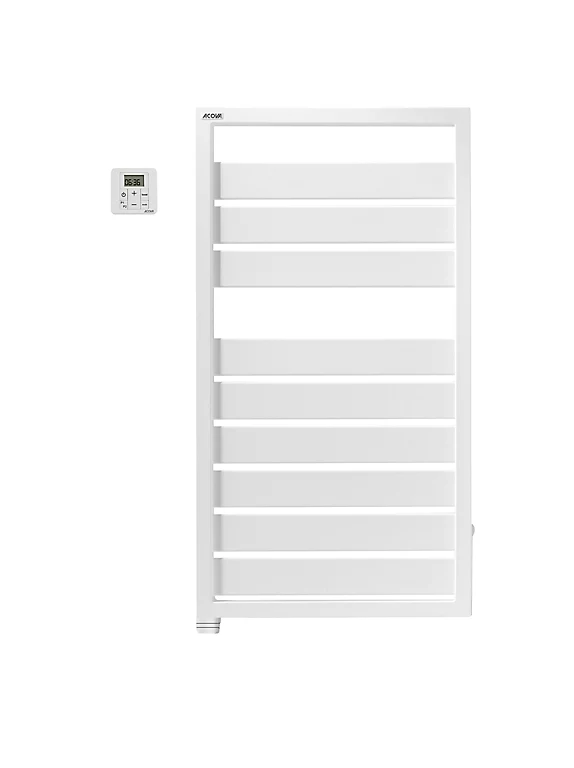 Castorama Sèche-serviettes électrique à Inertie Fluide Acova Astrakan Blanc 500W 1 Castorama Sèche-serviettes électrique à Inertie Fluide Acova Astrakan Blanc 500W
