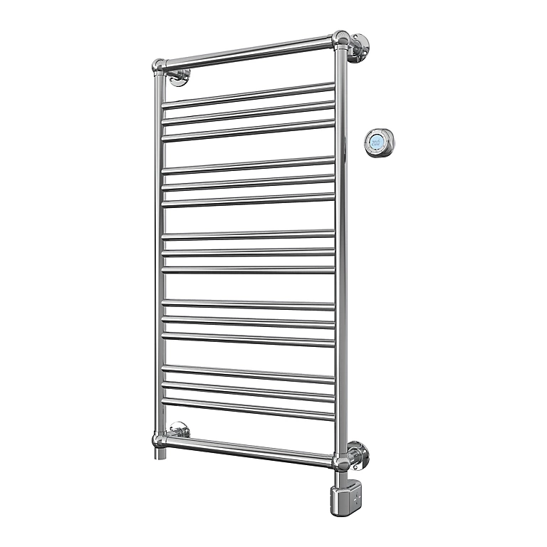 Castorama Sèche-serviettes électrique à Inertie Fluide GoodHome Hyana Argent 350W 1 Castorama Sèche-serviettes électrique à Inertie Fluide GoodHome Hyana Argent 350W