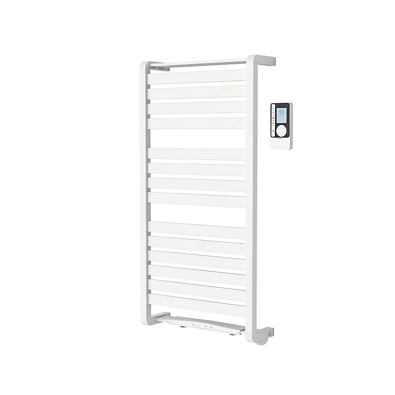 Castorama Sèche-serviettes électrique à Inertie Fluide GoodHome Loreto Blanc 500W 1 Castorama Sèche-serviettes électrique à Inertie Fluide GoodHome Loreto Blanc 500W
