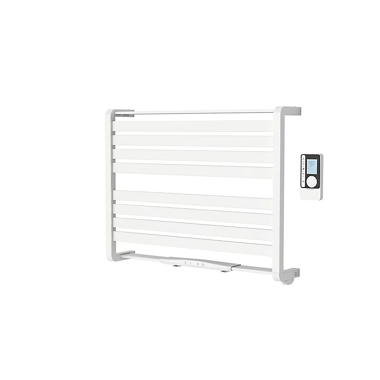 Castorama Sèche-serviettes électrique à Inertie Fluide GoodHome Loreto Blanc 500W 1 Castorama Sèche-serviettes électrique à Inertie Fluide GoodHome Loreto Blanc 500W