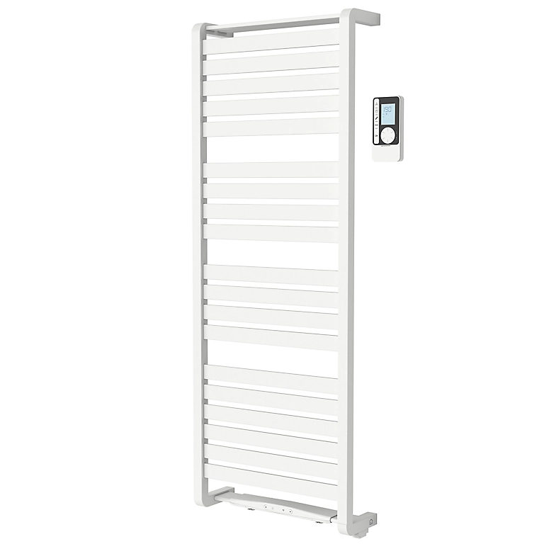 Castorama Sèche-serviettes électrique à Inertie Fluide GoodHome Loreto Blanc 750W 1 Castorama Sèche-serviettes électrique à Inertie Fluide GoodHome Loreto Blanc 750W