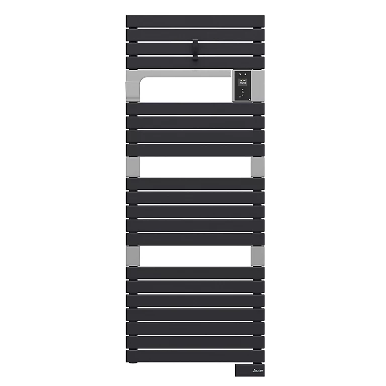 Castorama Sèche-serviettes électrique à Inertie Fluide Sauter Asama Connectable Anthracite 750W 1 Castorama Sèche-serviettes électrique à Inertie Fluide Sauter Asama Connectable Anthracite 750W