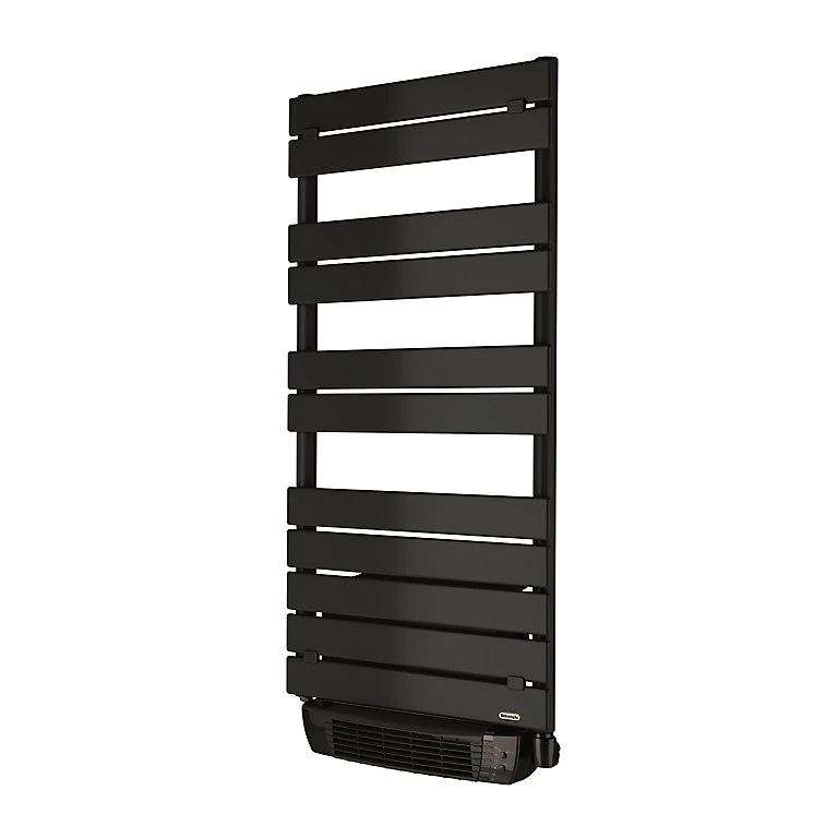 Castorama Sèche-serviettes électrique Soufflant De'Longhi Ghibli Noir 700W + Soufflerie 1000W 1 Castorama Sèche-serviettes électrique Soufflant De'Longhi Ghibli Noir 700W + Soufflerie 1000W