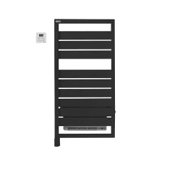 Castorama Sèche-serviettes Soufflant électrique Astrakan + Air 500W Noir Mat