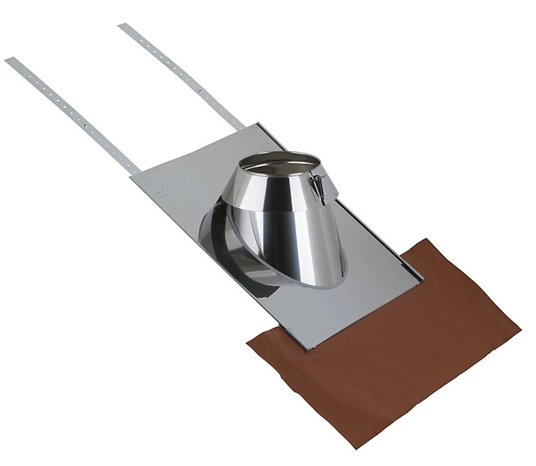 Castorama Solin Inox ø150 Mm, 30 à 45° Poujoulat 1 Castorama Solin Inox ø150 Mm, 30 à 45° Poujoulat