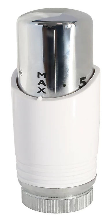 Castorama Tête Thermostatique "Déco" Blanche à Dilatation De Liquide Somatherm For You 1 Castorama Tête Thermostatique "Déco" Blanche à Dilatation De Liquide Somatherm For You